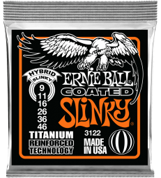 ERNIE BALL - SLINKY RPS COATED TITANIUM 9-46