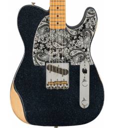 FENDER - ARTIST BRAD PAISLEY ROAD WORN ESQUIRE SIGNATURE BLACK SPARKLE