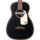 GRETSCH - G9520E GIN RICKEY ACOUSTIC/ELECTRIC WITH SOUNDHOLE PICKUP WALNUT FINGERBOARD SMOKESTACK BLACK