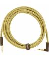 FENDER - DELUXE SERIES INSTRUMENT CABLE STRAIGHT/ANGLE 10 TWEED