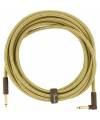 FENDER - DELUXE SERIES INSTRUMENT CABLE STRAIGHT/ANGLE 18.6 TWEED