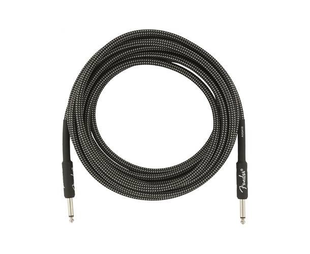 Fender Professional Series Instrument Cable 15 Gray Tweed Câbles Et