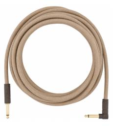 FENDER - 18.6 ANGLED FESTIVAL INSTRUMENT CABLE PURE HEMP NATURAL