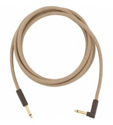 FENDER - 10 ANGLED FESTIVAL INSTRUMENT CABLE PURE HEMP NATURAL