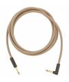 FENDER - 10 ANGLED FESTIVAL INSTRUMENT CABLE PURE HEMP NATURAL