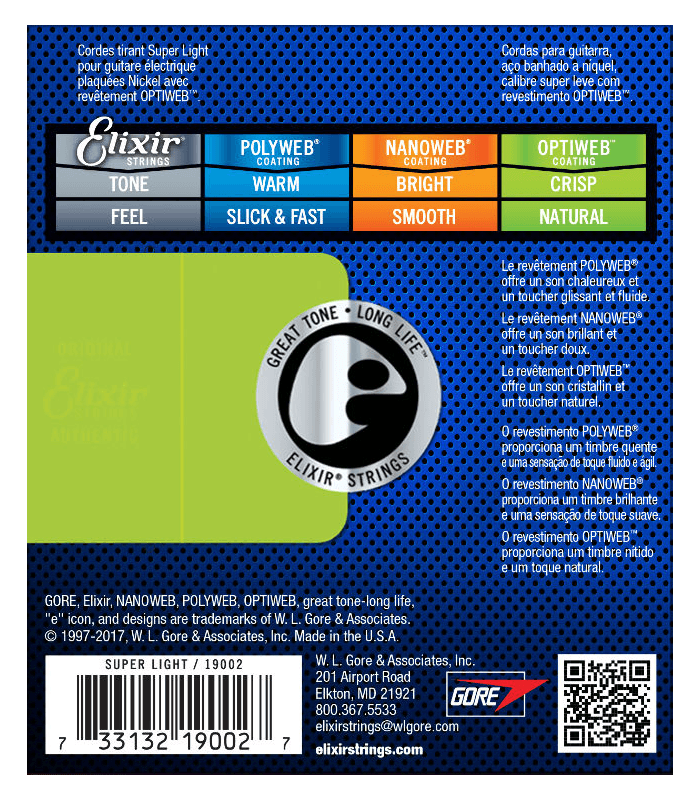 Elixir optiweb 19027 custom light pack 3 juego eléctrica 09-46