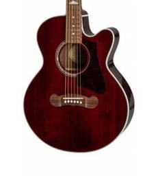 EPIPHONE - EJ-200SCE COUPE WINE RED
