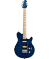 STERLING BY MUSIC MAN - AXIS FLAME MAPLE TOP NEPTUNE BLUE