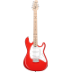 STERLING BY MUSIC MAN - CUTLASS SSS FIESTA RED