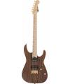 CHARVEL - PRO-MOD DK24 HH HT M MAHOGANY WITH FIGURED WALNUT MAPLE FINGERBOARD NATURAL