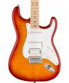 SQUIER - AFFINITY SERIES™ STRATOCASTER FMT HSS MAPLE FINGERBOARD WHITE PICKGUARD SIENNA SUNBURST