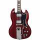 GIBSON CUSTOM SHOP 60TH ANNIVERSARY 1961 LES PAUL SG STANDARD SIDEWAYS VIBROLA VOS IN CHERRY RED