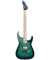ESP - E-II M-II BLACK TURQUOISE BURST