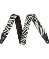 FENDER - WILD ZEBRA PRINT STRAP 2"