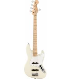 SQUIER - AFFINITY SERIES™ JAZZ BASS V MAPLE FINGERBOARD WHITE PICKGUARD OLYMPIC WHITE