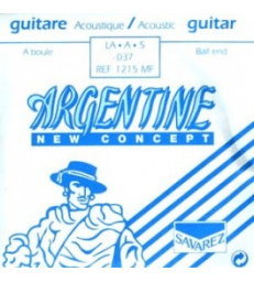 ARGENTINE - LA-5 FILEE METAL ARGENTE