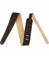 FENDER - 2" SUEDE STRAP BROWN/TAN REVERSIBLE