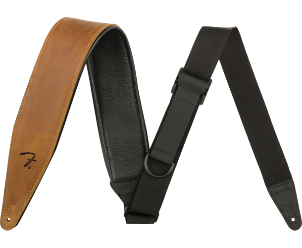 FENDER - RIGHT HEIGHT™ LEATHER STRAP COGNAC