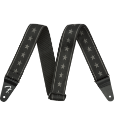 FENDER - NYLON STARS AND STRIPES STRAP BLACK/GREY