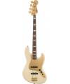 SQUIER - 40TH ANNIVERSARY JAZZ BASS GOLD EDITION LAUREL FINGERBOARD GOLD ANODIZED PICKGUARD OLYMPIC WHITE