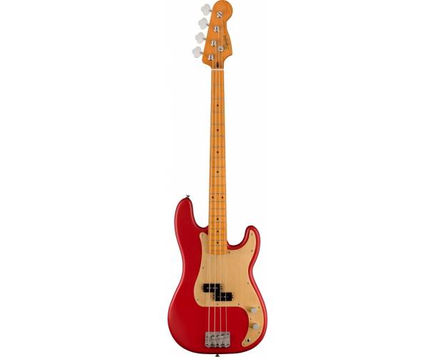 SQUIER - 40TH ANNIVERSARY PRECISION BASS VINTAGE EDITION MAPLE FINGERBOARD GOLD ANODIZED PICKGUARD SATIN DAKOTA RED SQUIER - 40TH ANNIVERSARY PRECISION BASS VINTAGE EDITION MAPLE FINGERBOARD GOLD ANODIZED PICKGUARD SATIN DAKOTA RED