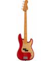 SQUIER - 40TH ANNIVERSARY PRECISION BASS VINTAGE EDITION MAPLE FINGERBOARD GOLD ANODIZED PICKGUARD SATIN DAKOTA RED
