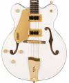 GRETSCH - G5422GLH ELECTROMATIC CLASSIC HOLLOW BODY DOUBLE-CUT WITH GOLD HARDWARE LEFT-HANDED LAUREL FINGERBOARD SNOWCREST WHITE