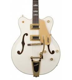 GRETSCH - G5422TG ELECTROMATIC CLASSIC HOLLOW BODY DOUBLE-CUT WITH BIGSBY AND GOLD HARDWARE LAUREL FINGERBOARD SNOWCREST WHITE