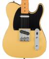 SQUIER - 40TH ANNIVERSARY TELECASTER VINTAGE EDITION MAPLE FINGERBOARD BLACK ANODIZED PICKGUARD SATIN VINTAGE BLONDE