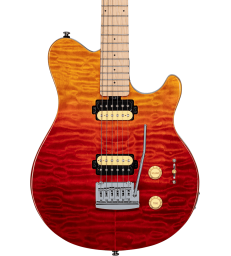 STERLING BY MUSIC MAN - GUITARE ELECTRIQUE AX3QM SPECTRUM RED