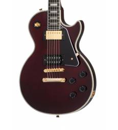 EPIPHONE - ELECTRIC GUITAR JERRY CANTRELL "WINO" LES PAUL CUSTOM (INCL. HARD CASE) WINE RED