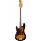 SQUIER - CLASSIC VIBE 60S PRECISION BASS LEFT-HANDED LAUREL FINGERBOARD 3-COLOR SUNBURST