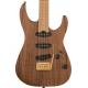 CHARVEL - PRO-MOD DK22 SSS 2PT CM MAHOGANY WITH WALNUT CARAMELIZED MAPLE FINGERBOARD NATURAL