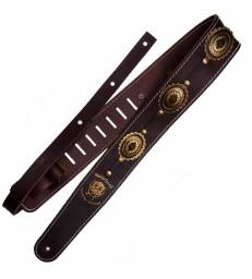 MOTVRHEAD CONCHO STRAP GUITAR STRAP BROWN / OLD BR