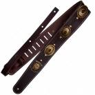 MOTVRHEAD CONCHO STRAP GUITAR STRAP BROWN / OLD BR