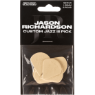 DUNLOP - MEDIATOR JASON RICHARDSON CUSTOM JAZZ III, PLAYER'S PACK DE 6