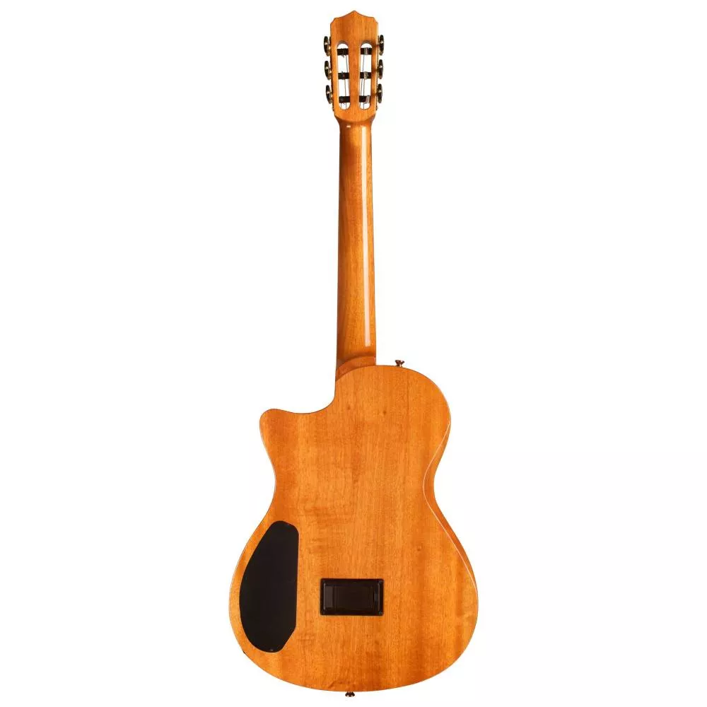 Guitare Classique électrique Cordoba Stage Edge Burst | Table épicéa Massif/érable Flammé | Manche Acajou | Prise F Stage | Avec Housse