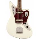 SQUIER - FSR CLASSIC VIBE 60S JAGUAR LAUREL FINGERBOARD TORTOISESHELL PICKGUARD MATCHING HEADSTOCK OLYMPIC WHITE