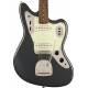 SQUIER - FSR CLASSIC VIBE 60S JAGUAR LAUREL FINGERBOARD MINT PICKGUARD MATCHING HEADSTOCK CHARCOAL FROST METALLIC