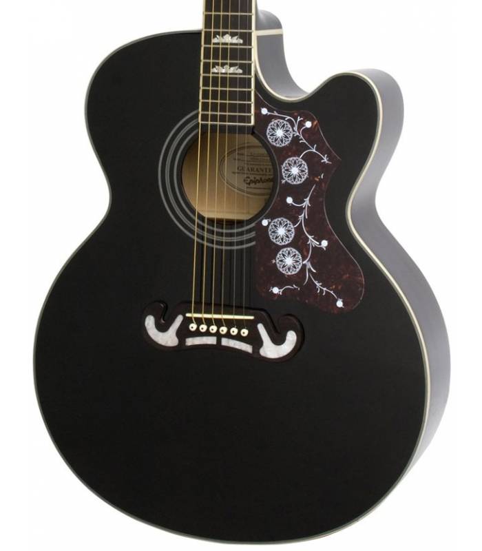 Epiphone - J-200 Ec Studio Black Guitare Electro-acoustique ...