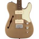 SQUIER - FSR PARANORMAL CABRONITA TELECASTER THINLINE LAUREL FINGERBOARD MINT PICKGUARD MATCHING HEADSTOCK SHORELINE GOLD