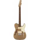 SQUIER - FSR PARANORMAL CABRONITA TELECASTER THINLINE LAUREL FINGERBOARD MINT PICKGUARD MATCHING HEADSTOCK SHORELINE GOLD