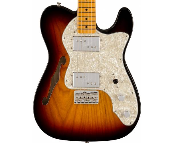 FENDER - AMERICAN VINTAGE II 1972 TELECASTER THINLINE MAPLE FINGERBOARD 3-COLOR SUNBURST FENDER - AMERICAN VINTAGE II 1972 TELECASTER THINLINE MAPLE FINGERBOARD 3-COLOR SUNBURST