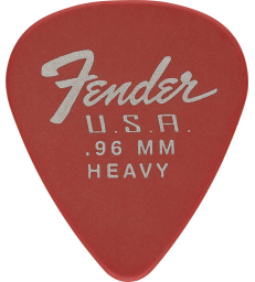 FENDER - DURA-TONE 351 SHAPE .96 FIESTA RED 12-PACK