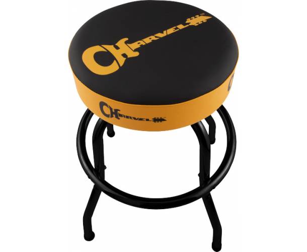 Charvel - Guitar Logo Barstool Black/yellow 24 Tabourets
