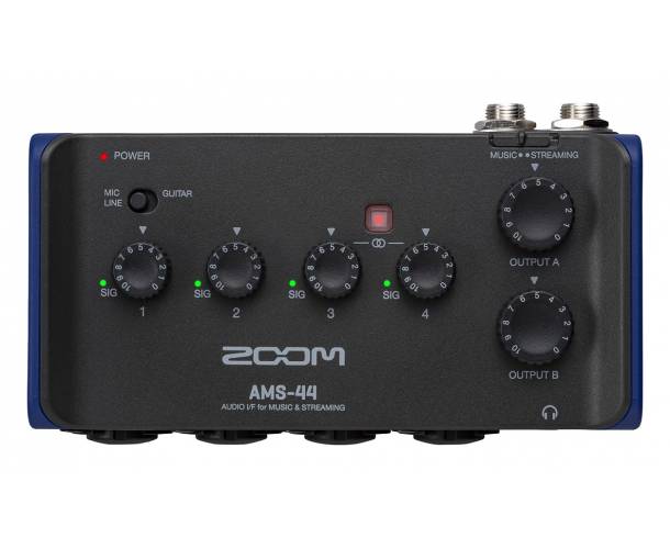 Zoom - Ams-44 - Interface Audio 4 Entrees / 4 Sorties - Usb-c