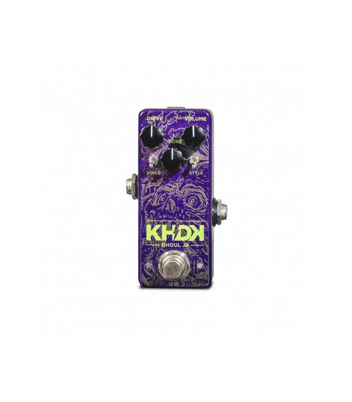 Pédale D'Effet Guitare Overdrive Tube Screamer - Métal Vert Avec LED, 3 Boutons De Réglage - 11