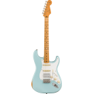 FENDER - LIMITED EDITION VINTERA ROAD WORN 50S STRATOCASTER HSS, MAPLE FINGERBOARD, SONIC BLUE
