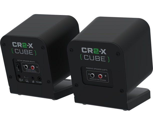 Mackie - Cr2-x-cube Enceintes Compactes Pour Bureau 60 W Peak (la Paire)  Enceinte De Monitoring 