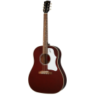 GIBSON - 60S J-45 ORIGINAL, ADJ SADDLE (NO PICKUP) WINE RED